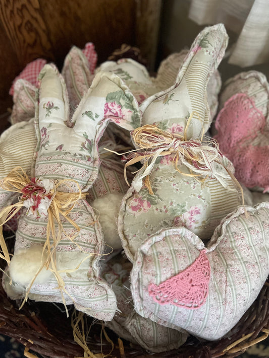 Vintage Linen Bunnies